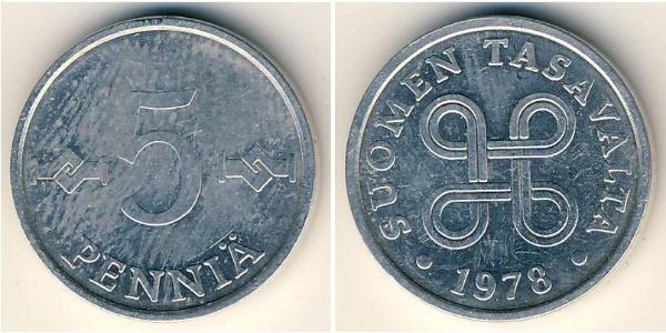 5 Penny 芬兰 铝 
