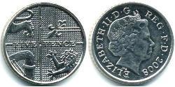 5 Penny United Kingdom (1922-) 镍/銅 伊丽莎白二世 (1926-2022)