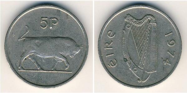 5 Penny 爱尔兰共和国 銅/镍 