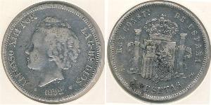 5 Peseta Kingdom of Spain (1874 - 1931) Argent Alfonso XIII of Spain (1886 - 1941)