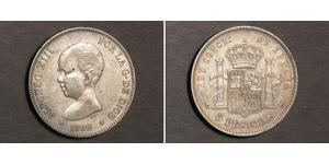 5 Peseta Kingdom of Spain (1874 - 1931) Argent Alfonso XIII of Spain (1886 - 1941)