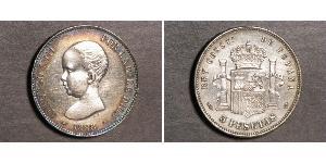 5 Peseta Kingdom of Spain (1874 - 1931) Argento Alfonso XIII of Spain (1886 - 1941)