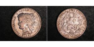 5 Peseta Perù Argento 