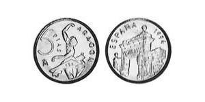 5 Peseta Reino de España (1976 - ) Messing/Nickel Juan Carlos I (1938 - )