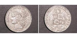 5 Peseta Peru Silber 