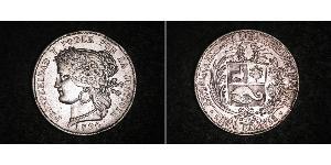 5 Peseta Peru Silber 