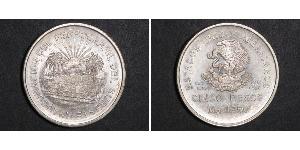 5 Peso Mexique Argent 