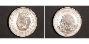 5 Peso Mexique Argent 