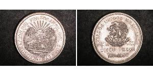 5 Peso Mexique Argent 