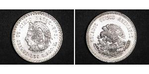 5 Peso Messico Argento 