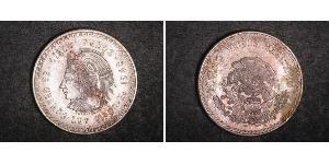 5 Peso Messico Argento 