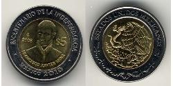5 Peso 墨西哥 Bimetal 