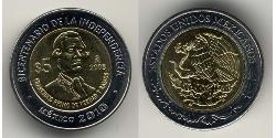 5 Peso 墨西哥 Bimetal 