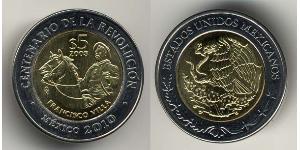 5 Peso 墨西哥 Bimetal 