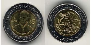 5 Peso 墨西哥 Bimetal 
