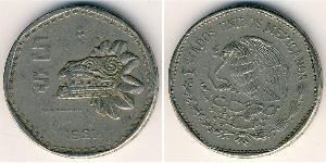 5 Peso United Mexican States (1867 - ) Copper/Nickel 