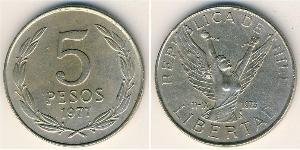 5 Peso Chili Cuivre/Nickel 