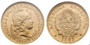 5 Peso Argentinien (1861 - ) Gold 