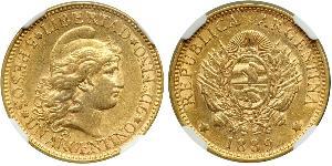 5 Peso Argentinien (1861 - ) Gold 