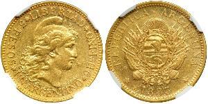 5 Peso Argentinien (1861 - ) Gold 