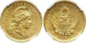 5 Peso Argentinien (1861 - ) Gold 