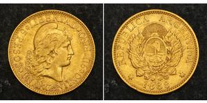 5 Peso Argentinien (1861 - ) Gold 