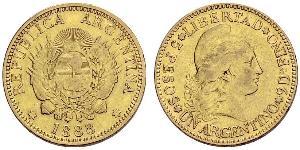 5 Peso Argentinien (1861 - ) Gold 