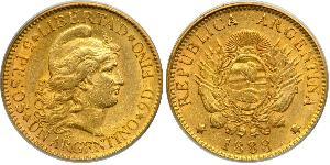 5 Peso Argentinien (1861 - ) Gold 