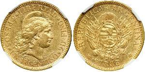 5 Peso Argentinien (1861 - ) Or 