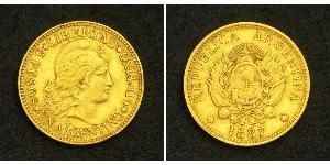 5 Peso Argentinien (1861 - ) Or 