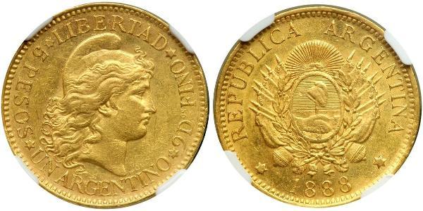 5 Peso Argentinien (1861 - ) Or 