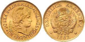 5 Peso Argentina (1861 - ) Oro 
