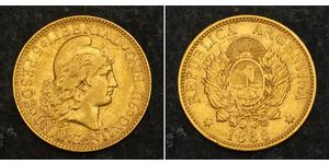 5 Peso Argentina (1861 - ) Oro 