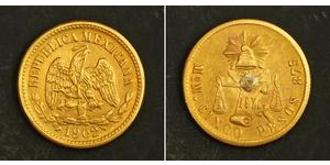 5 Peso Messico (1867 - ) Oro 