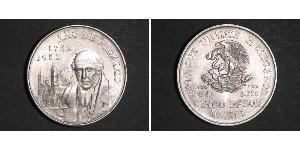 5 Peso Estados Unidos Mexicanos (1846 - 1863) Plata Miguel Hidalgo