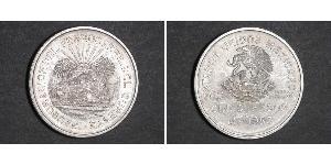 5 Peso México Plata 