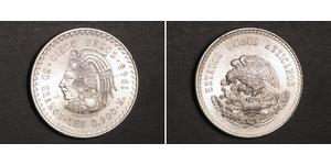 5 Peso México Plata 