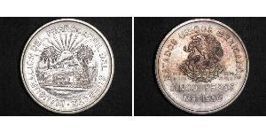 5 Peso México Plata 