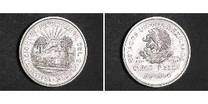 5 Peso México Plata 