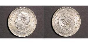 5 Peso México Plata 
