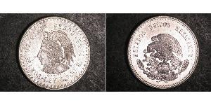 5 Peso México Plata 