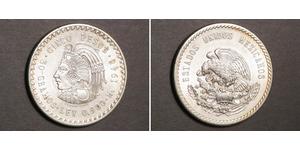 5 Peso México Plata 