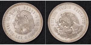 5 Peso México Plata 