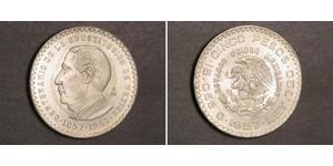 5 Peso México Plata 