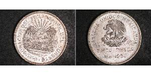 5 Peso México Plata 