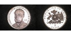 5 Peso Chile Silber 
