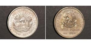 5 Peso Mexiko Silber 