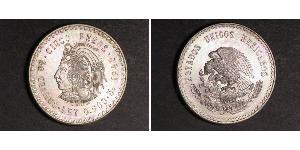 5 Peso Mexiko Silber 