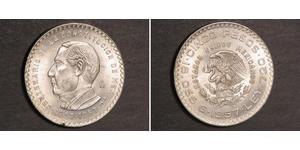 5 Peso Mexiko Silber 