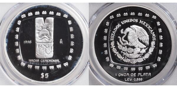5 Peso Mexiko Silber 